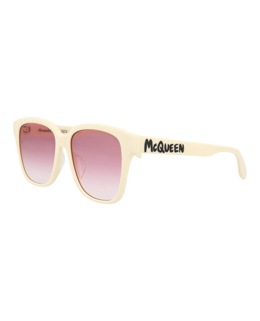 Alexander McQueen Square-Frame Acetate Sunglasses