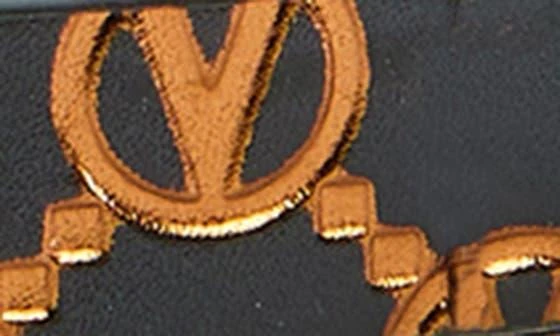 Mario Valentino Giusy Baby Monogram Logo Buckle Belt 3