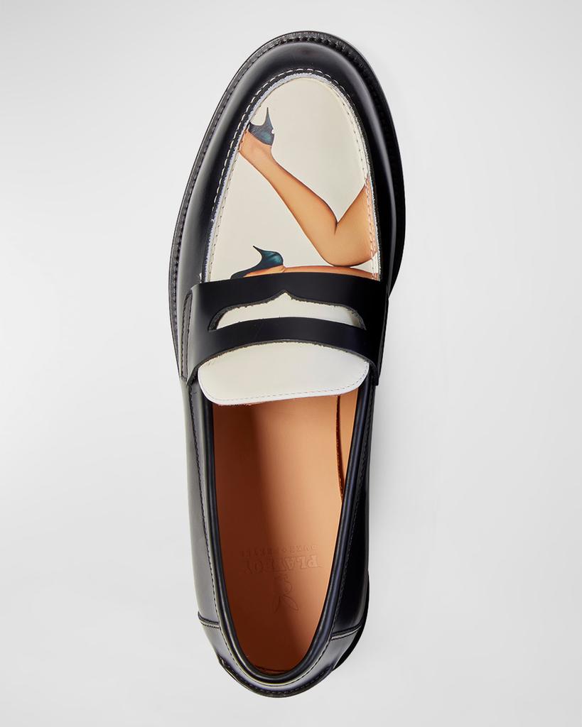 Wilde Paisley Penny Loafer - Men's | DUKE + DEXTER