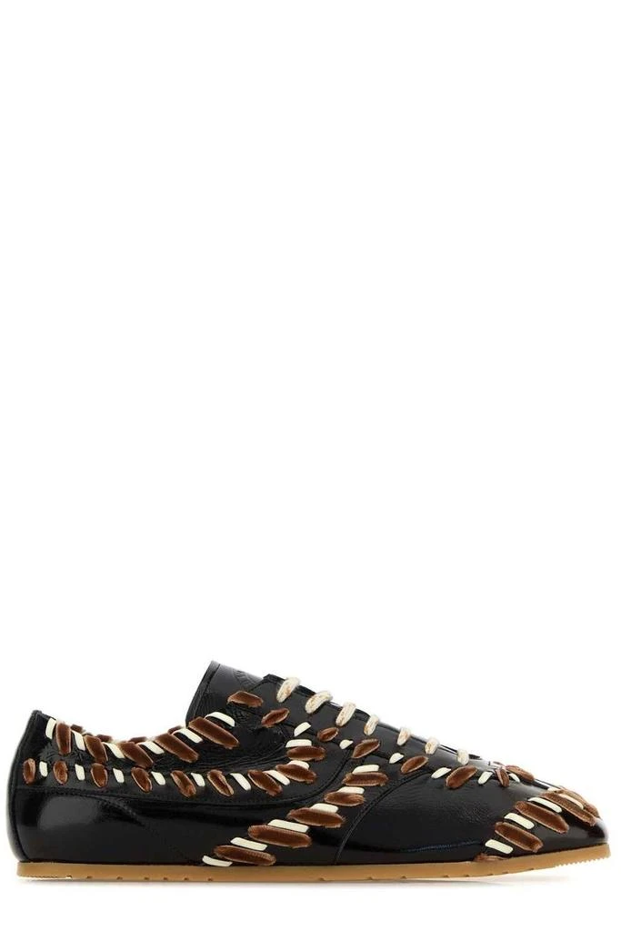 Dries Van Noten Dries Van Noten Embellished Lace-Up Sneakers from Cettire