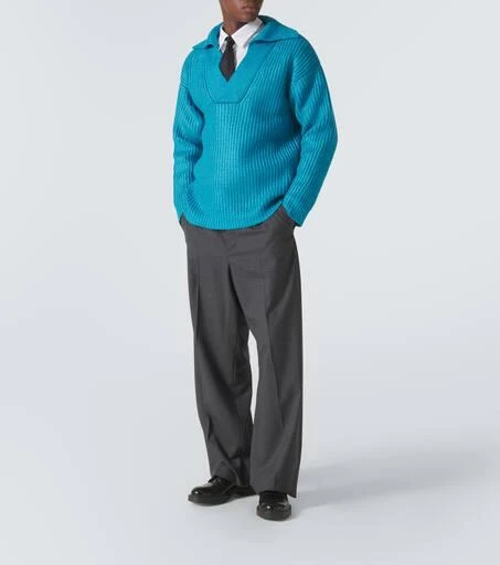 Valentino Ribbed-knit silk-blend sweater 2