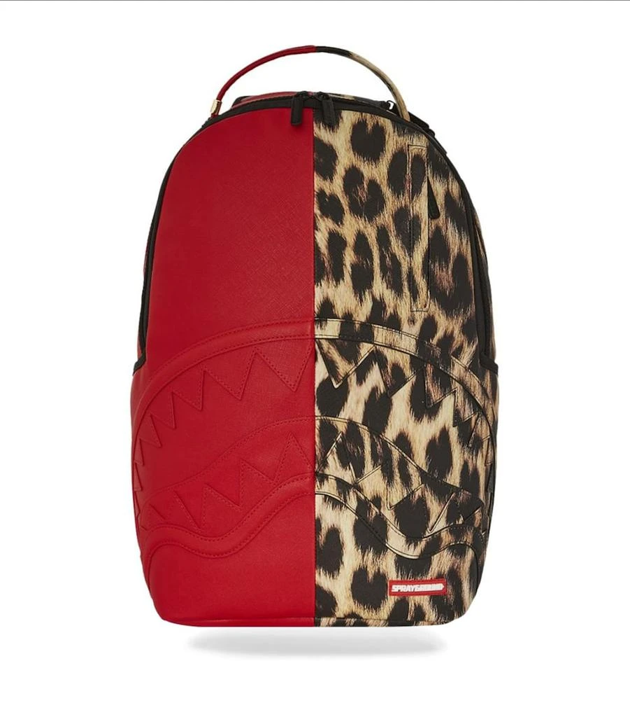 SprayGround Split Cheetah Backpack 1