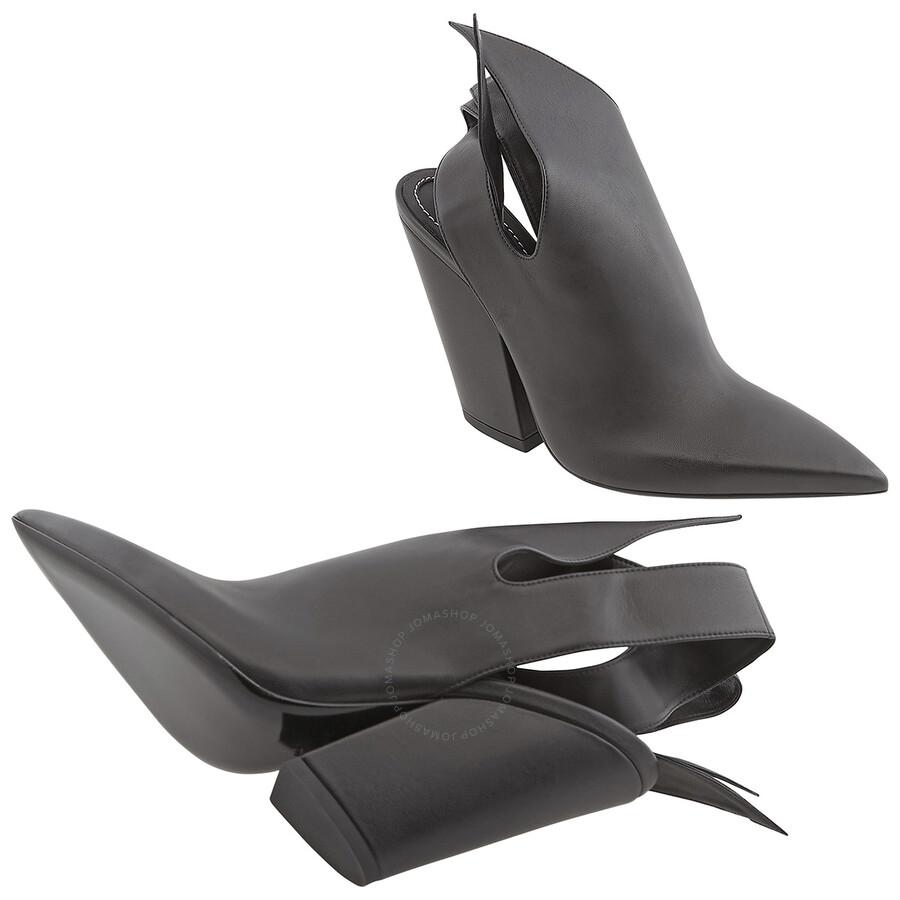 Burberry Ladies Amy Black Wrap-Tie Boots