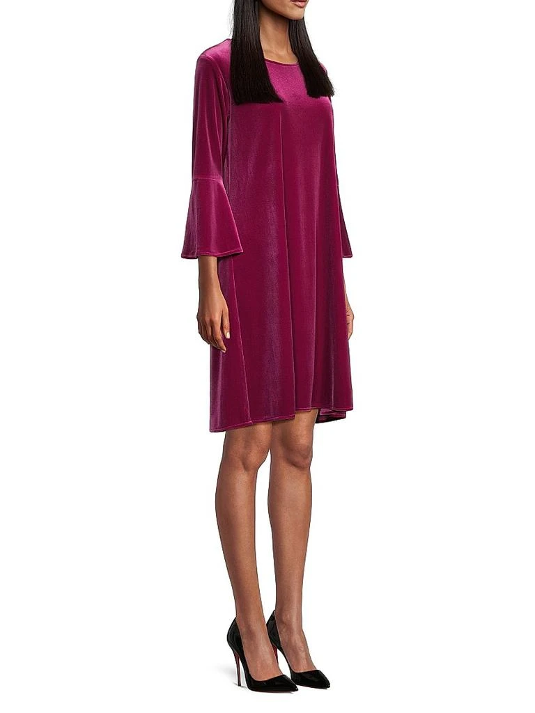 Caroline Rose Stretch Velvet Bella Shift Dress 4