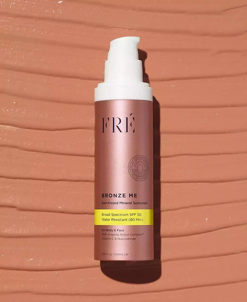 FRE BRONZE ME Sun-Kissed Mineral Sunscreen SPF 50, 3.38 oz. 3