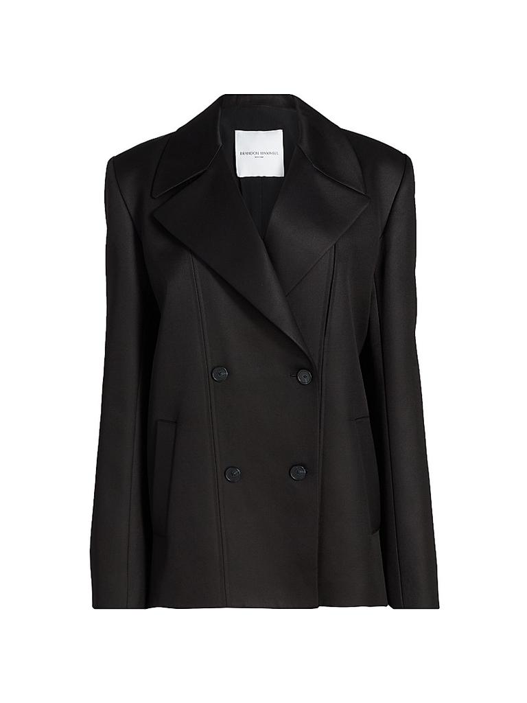 Brandon Maxwell The Elliot Double Breasted Evening Jacket