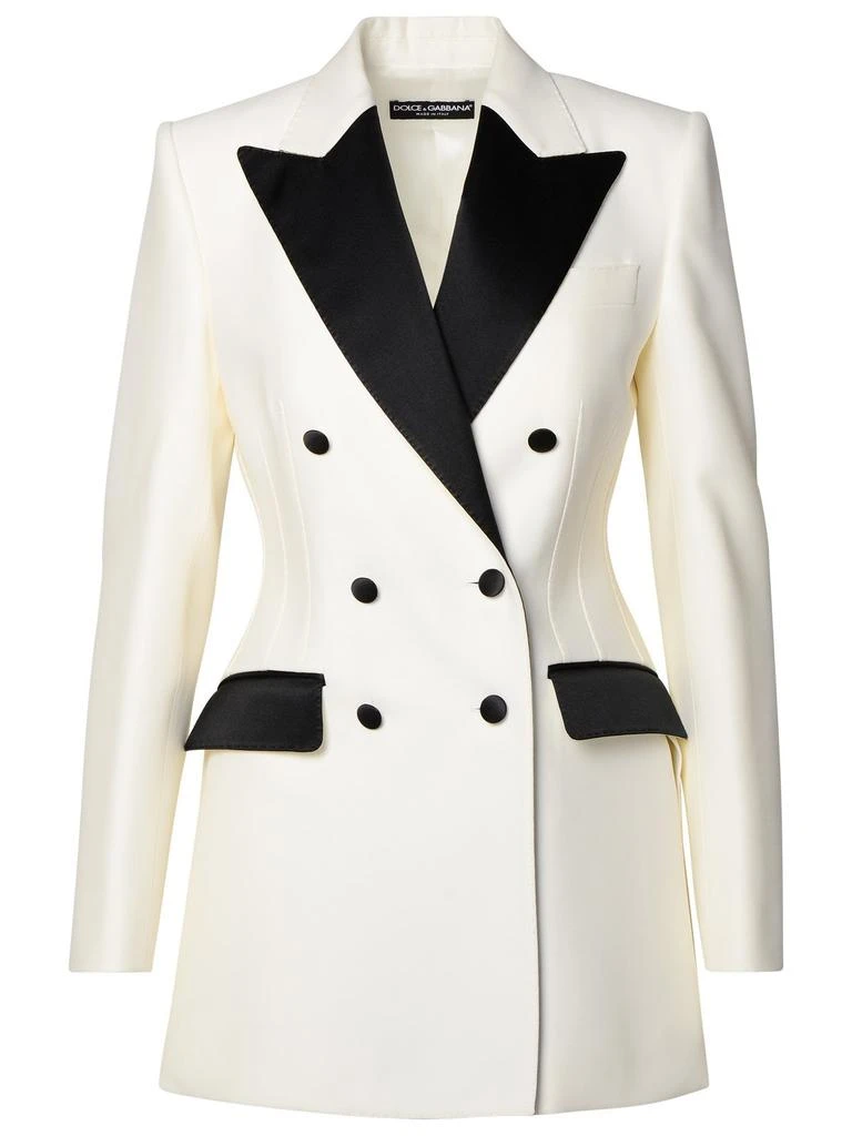 Dolce
Gabbana Dolce
Gabbana Double-Breasted Faille Turlington Tuxedo Blazer from Cettire