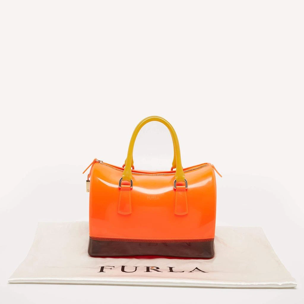 Furla Furla Tri Color Rubber Candy Satchel 11