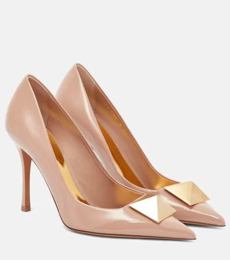 Valentino One Stud patent leather pumps 1
