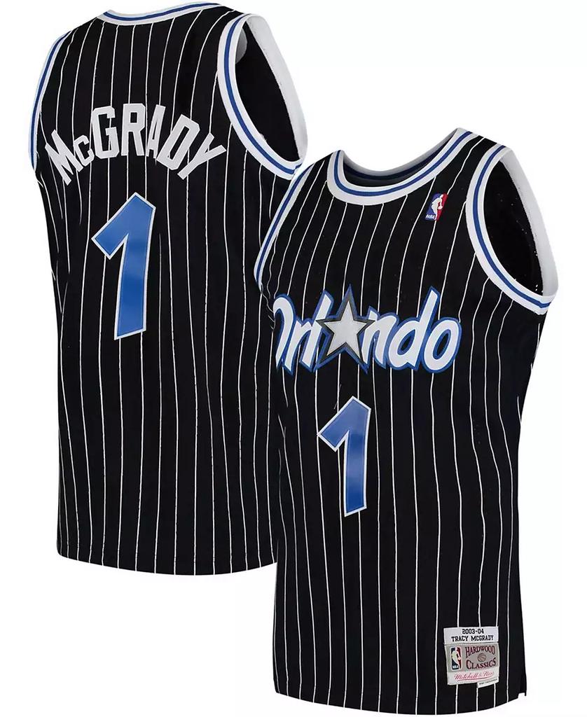 Mitchell and Ness Men's Tracy McGrady Black Orlando Magic 2003-04 Hardwood Classics Swingman Jersey
