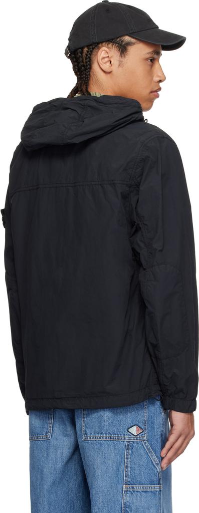 Shop Black Nylon Smerigliato Ghost Jacket on Sale at BeyondStyle