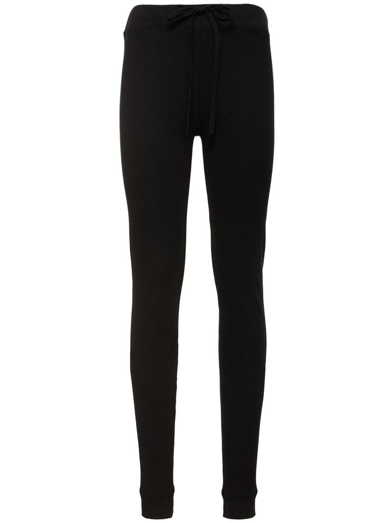 ÉTERNE Thermal Jersey Drawstring Pants