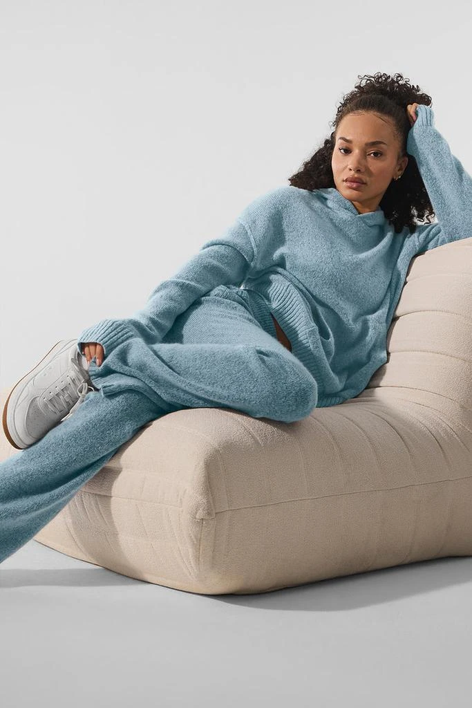 Alo New Class Cashmere Sweatpant - Bone Heather 6