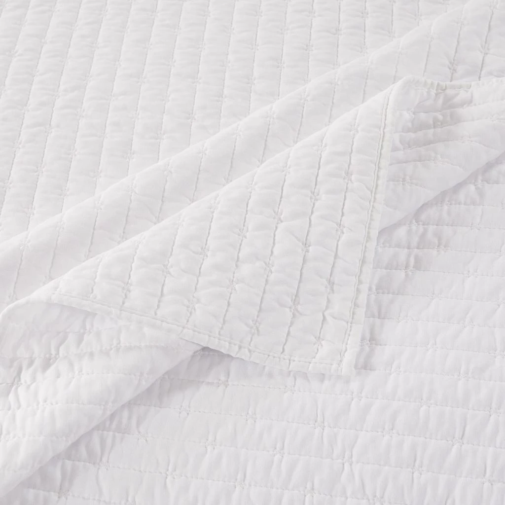 BreeBe Monterrey Antique White Quilt Set 3-Piece King/Cal King 3