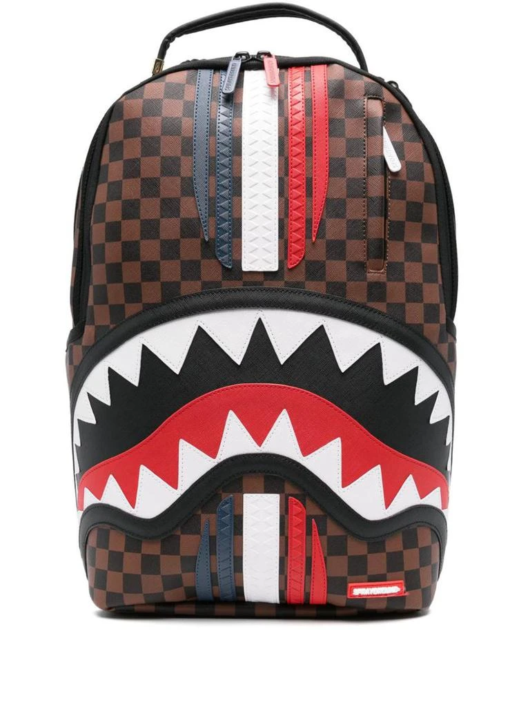 SprayGround Sprayground Brown Backpacks With Print 1