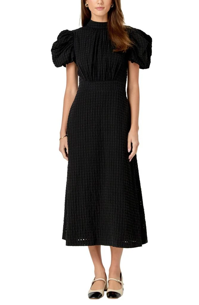 knee length dresses for ladies English Factory
