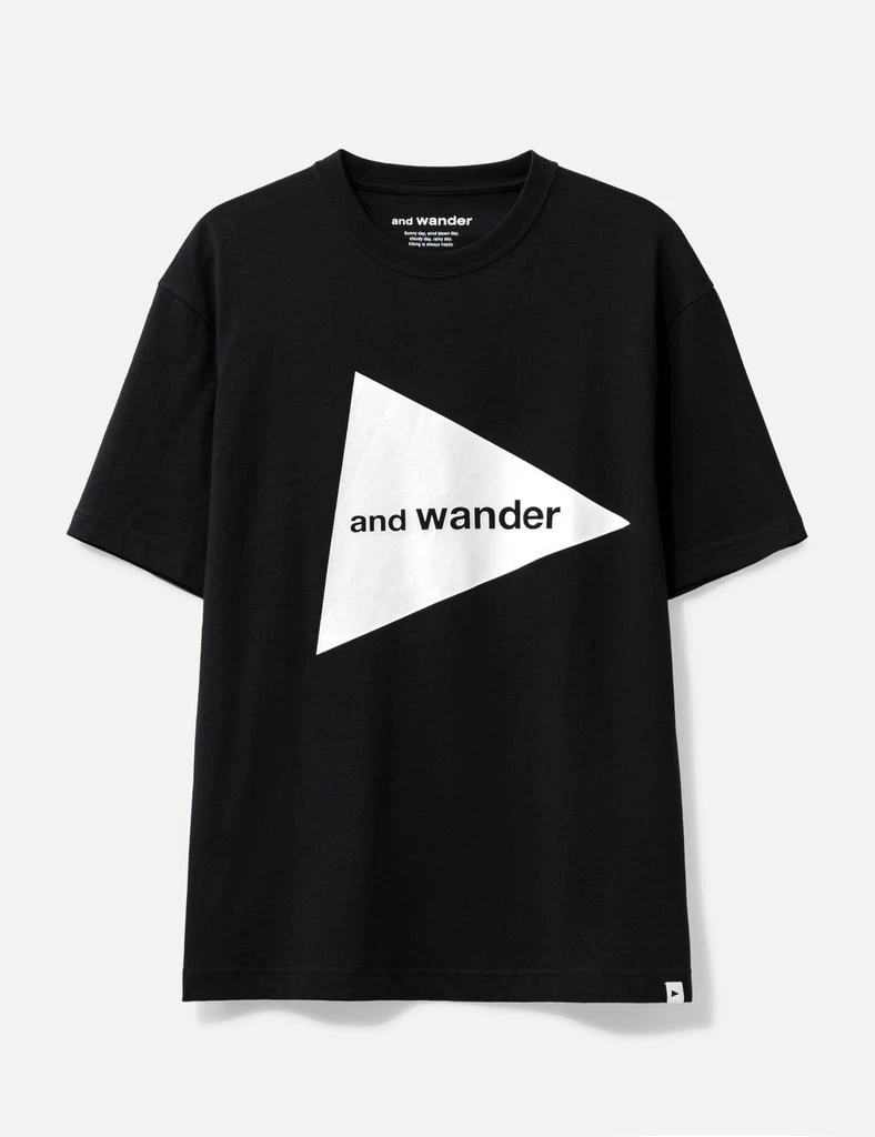 and wander and Wander Big Logo T-shirt 1