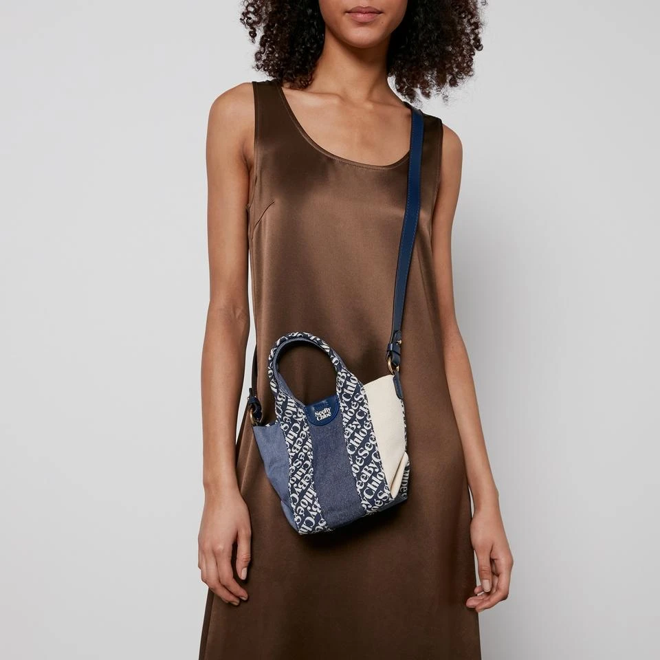 See by Chloé See By Chloé Laetizia Denim Mini Tote Bag 2