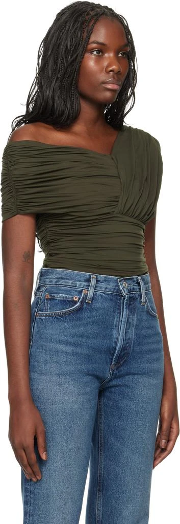 AGOLDE Khaki Etienne Bodysuit 2