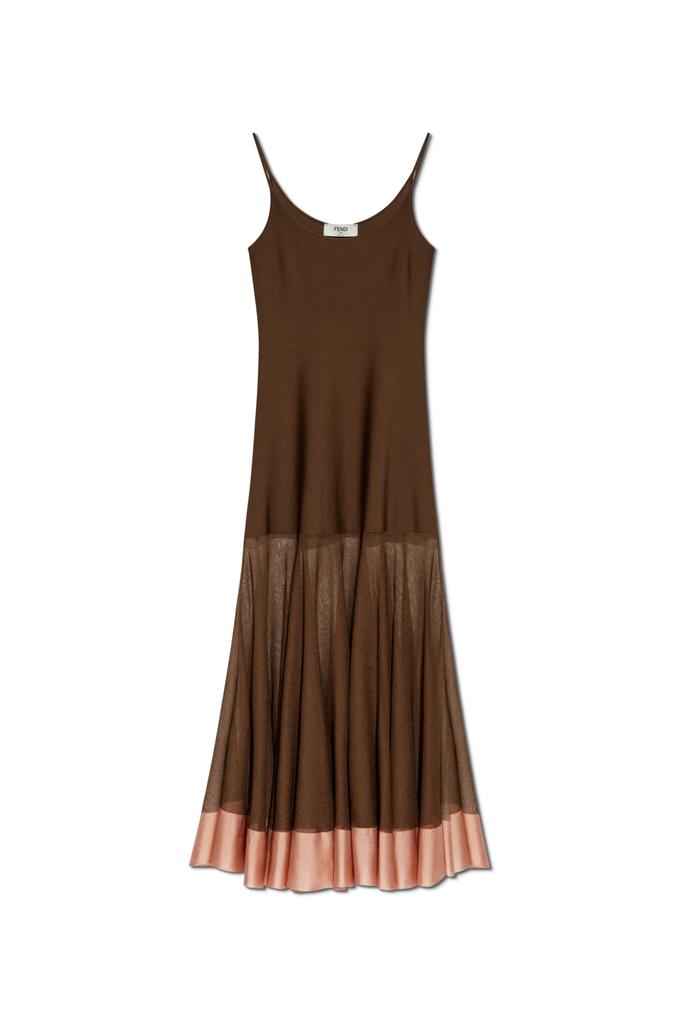 Fendi Cappuccino wool blend mini dress - Dresses & Skirts