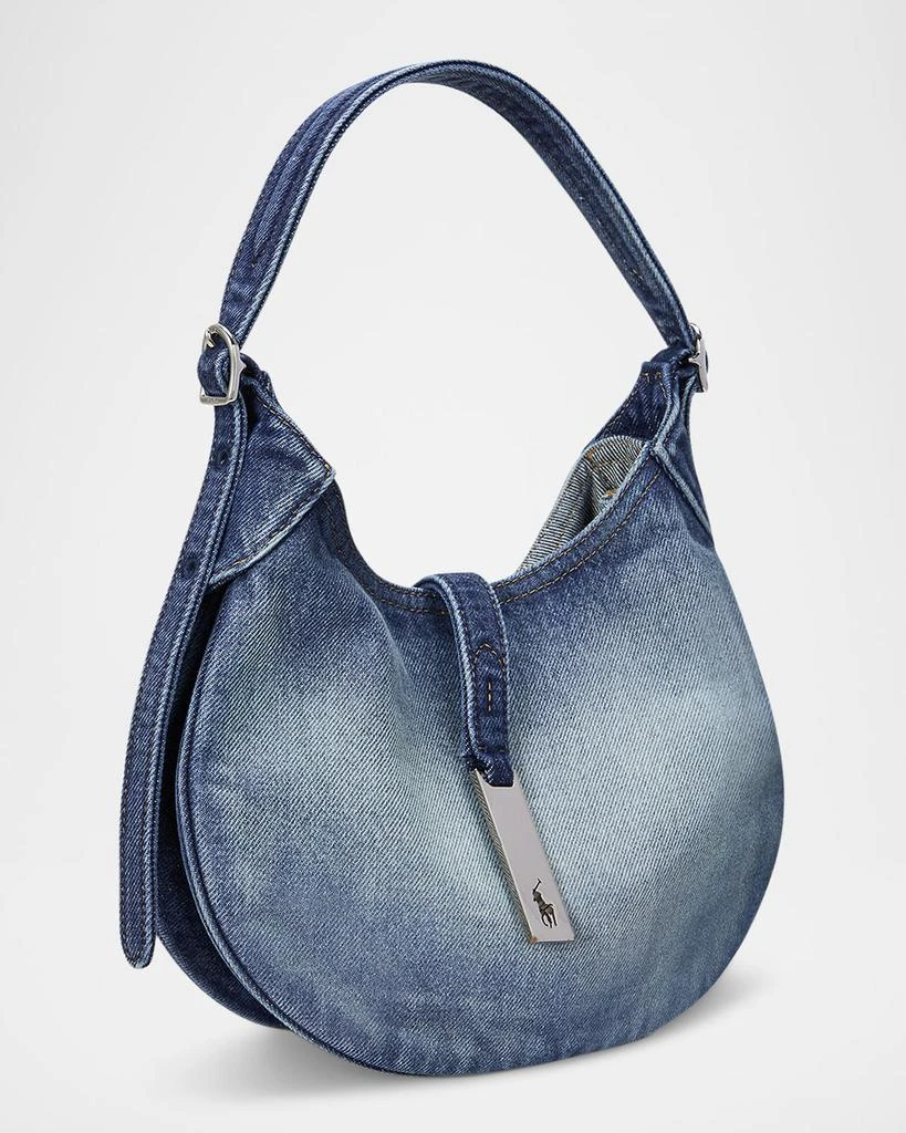 Ralph Lauren Polo ID Denim Shoulder Bag 3