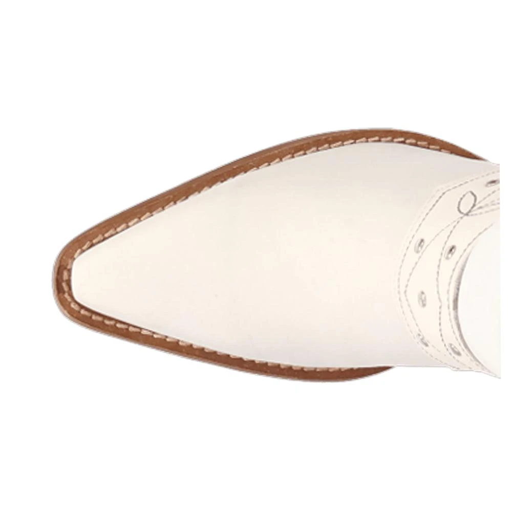 Dingo Grit N' Grace Slouchy Studded Snip Toe Pull On Cowboy Boots 4