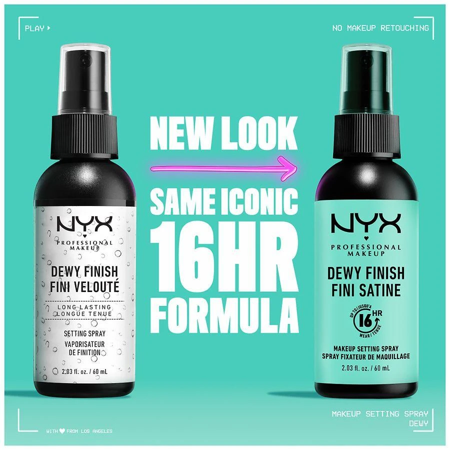 NYX Professional Makeup Dewy Finish Long Lasting Makeup Setting Spray 11