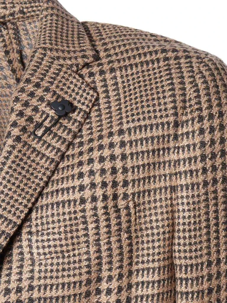 LARDINI Lardini Single-Breasted Checked Blazer 3