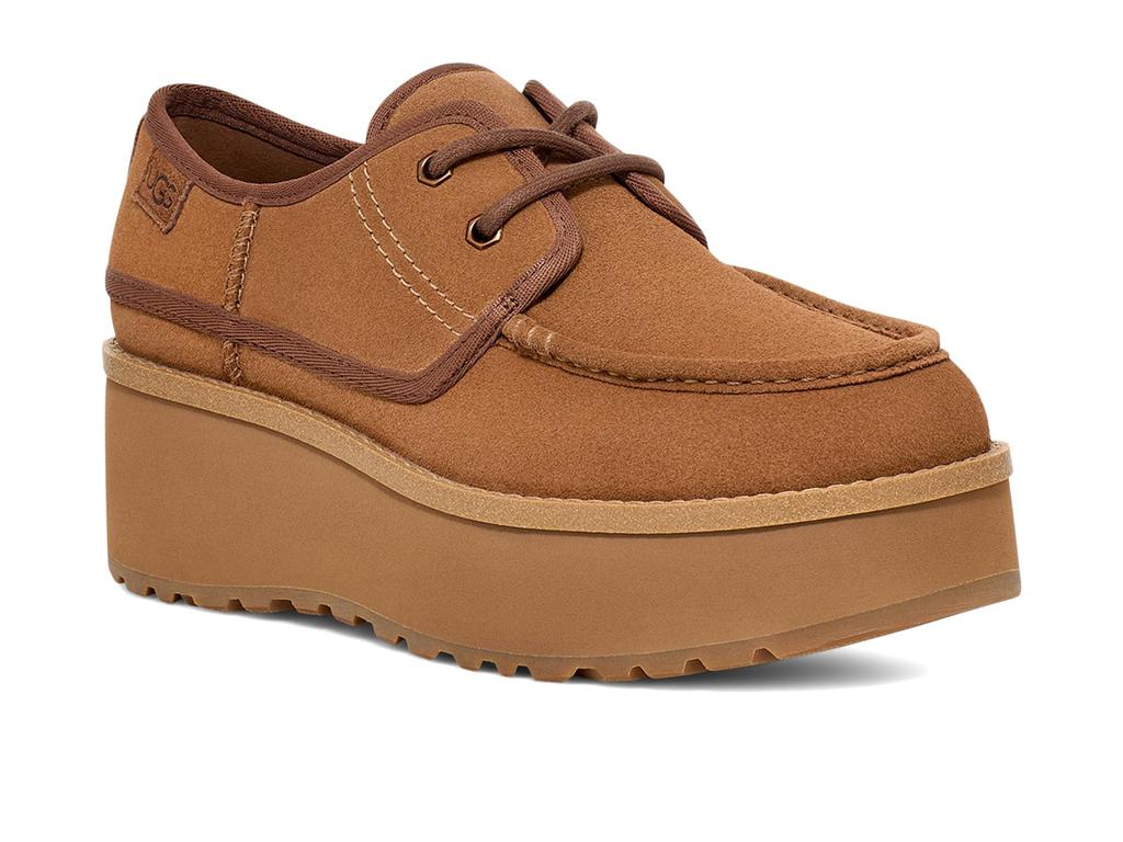 サンダル・ミュール UGG Tasman Beige Plaited Hem Mules in Suede Woman UGG Tasman Beige Plaited Hem Mules In Suede Woman - Snow
