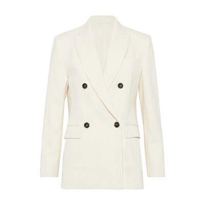 Brunello Cucinelli Gabardine blazer 1