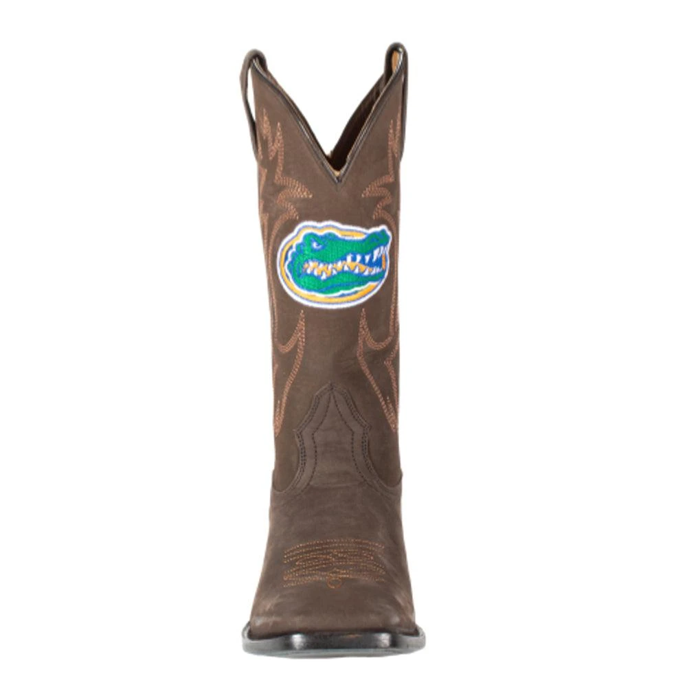 Gameday Boots University of Florida Embroidered Round Toe Pull On Cowboy Boots 4