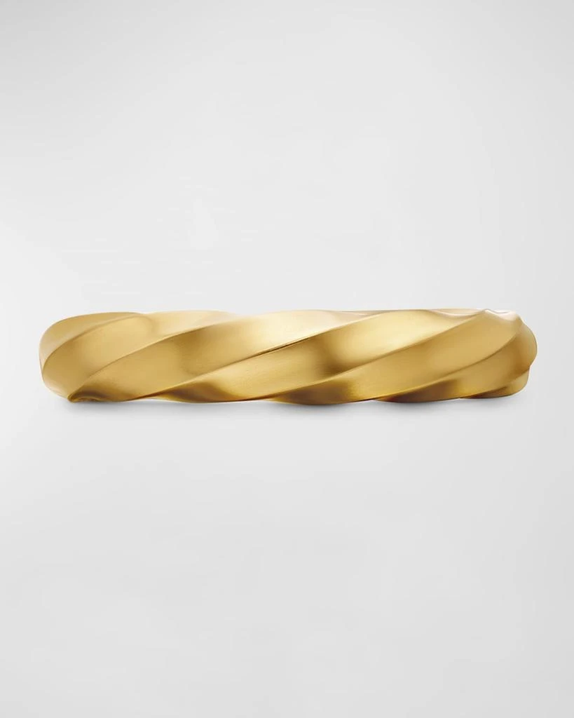 David Yurman Cable Edge Ring in 18K Gold, 4mm