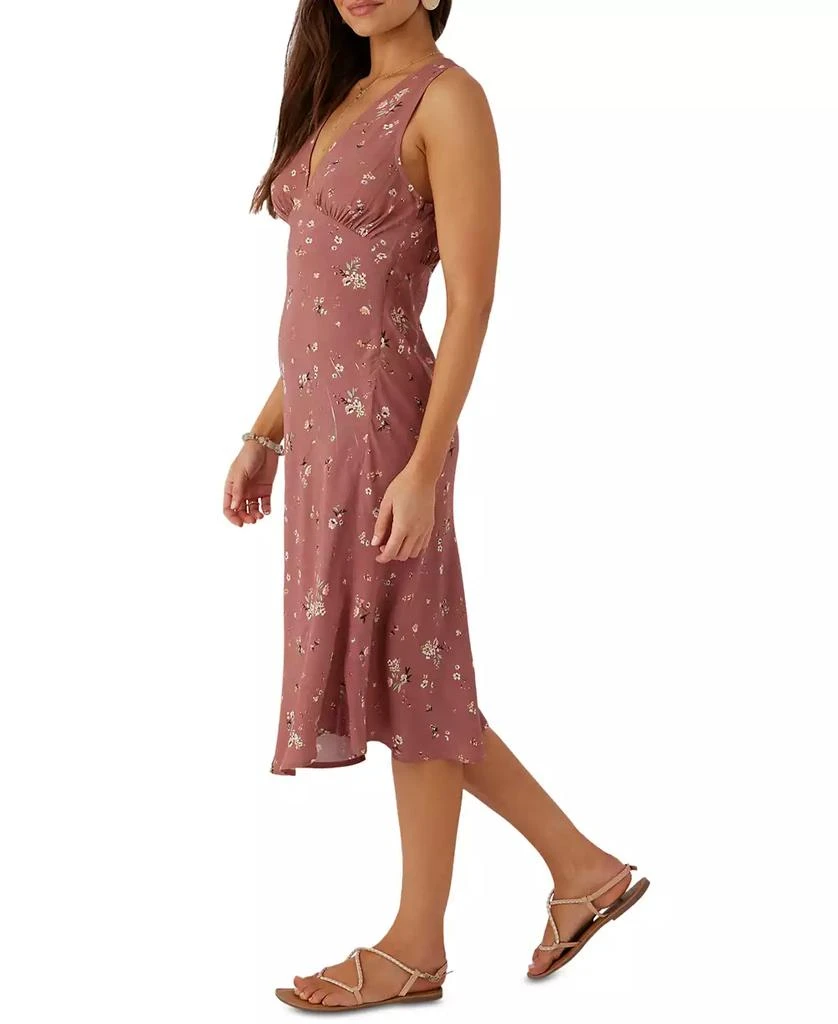O'Neill Juniors' Lynn Sleeveless Floral Midi Dress 4