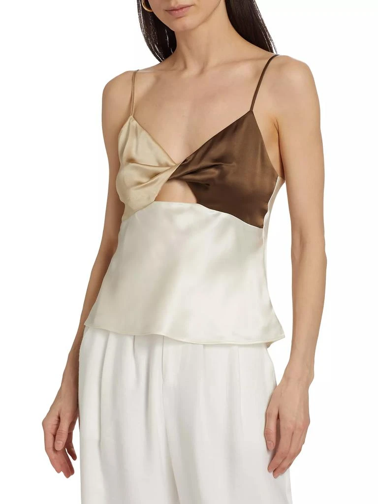 Cami NYC Edith Colorblocked Silk Cami 3