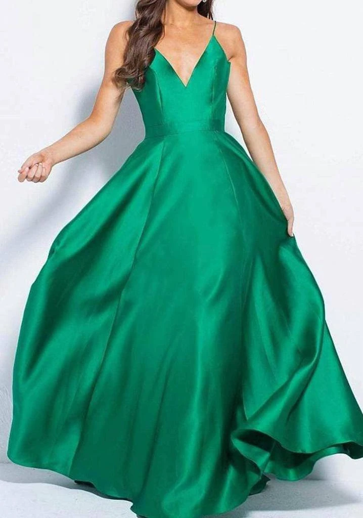 jovani prom dresses green Jovani 43064 - Long Satin Mermaid Dress