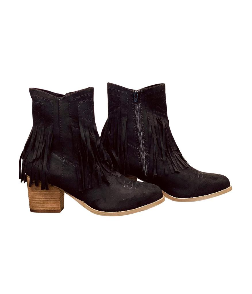 Not Rated Women's Sandra Fringe Booties