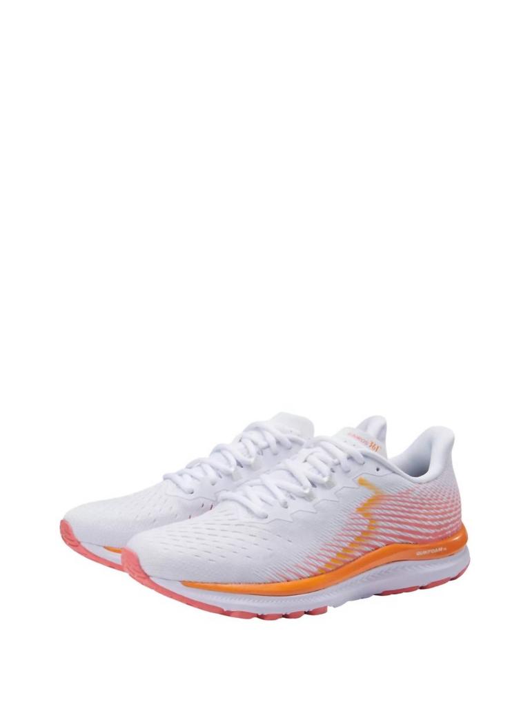 361 Degrees Women's Kairos Running Shoes - Medium Width In White,georgia Peach