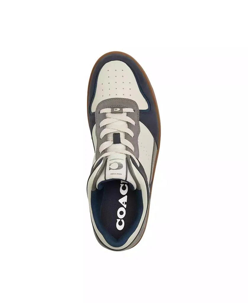 COACH Men's C201 Suede and Leather Sneaker 4