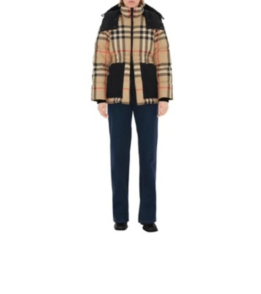 Burberry Detachable hood check puffer jacket 2