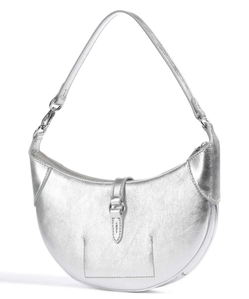 Ralph Lauren Id Collection Metallic Mini Shoulder Bag In Silver 2