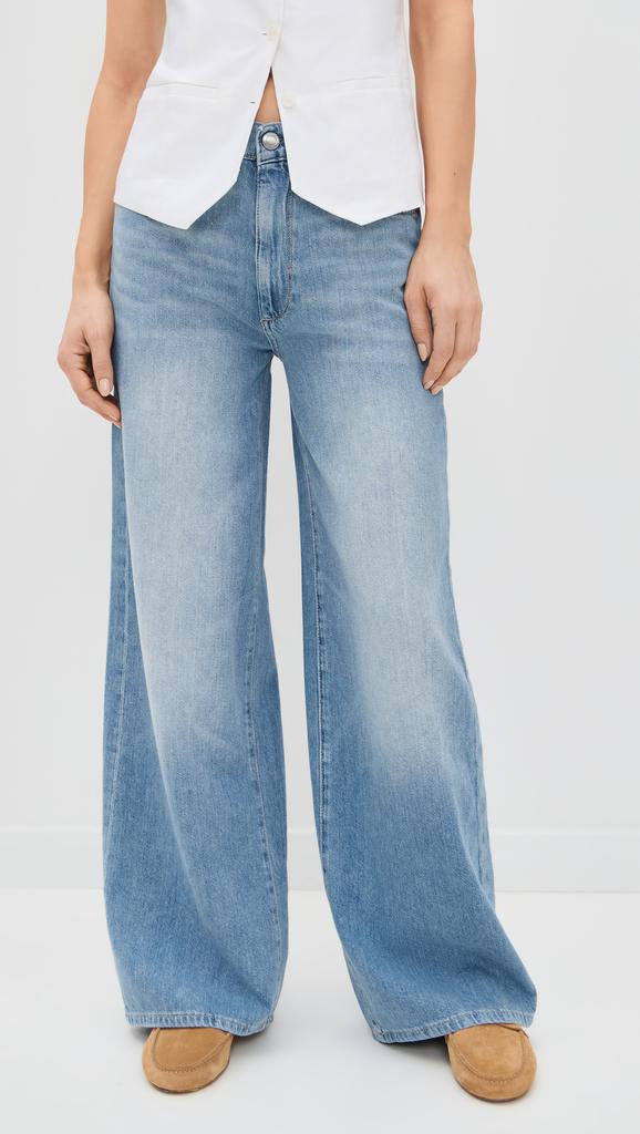 DL1961 DL Aura Hepburn Wide Leg High Rise Jeans