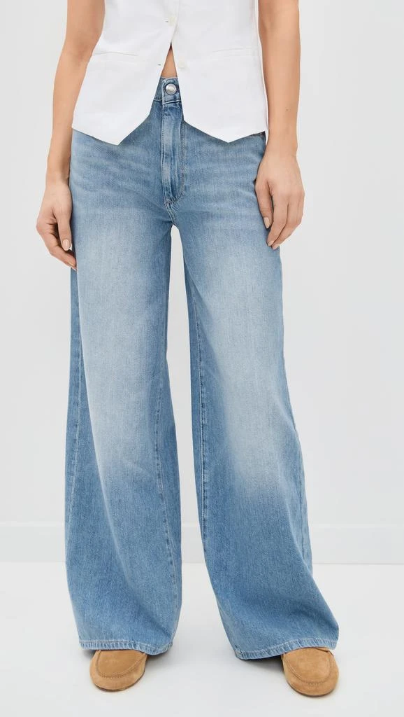 DL1961 DL Aura Hepburn Wide Leg High Rise Jeans 1