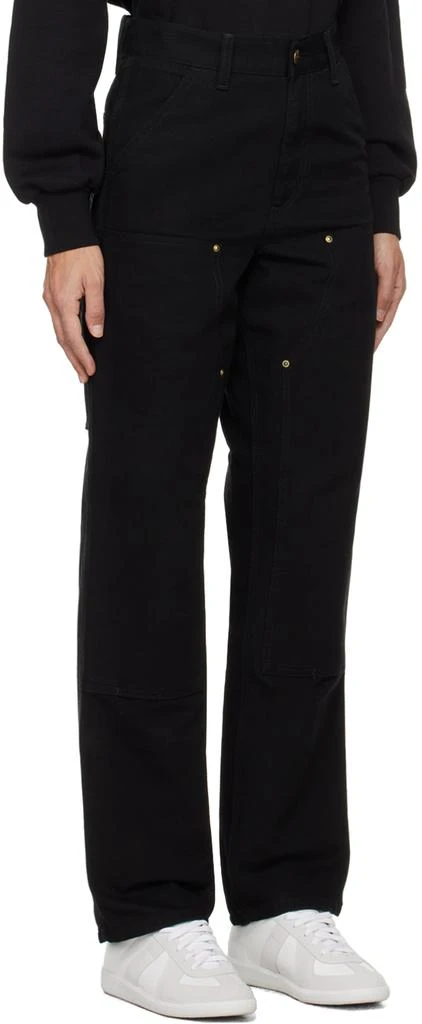 Carhartt WIP Black Double Knee Trousers 2