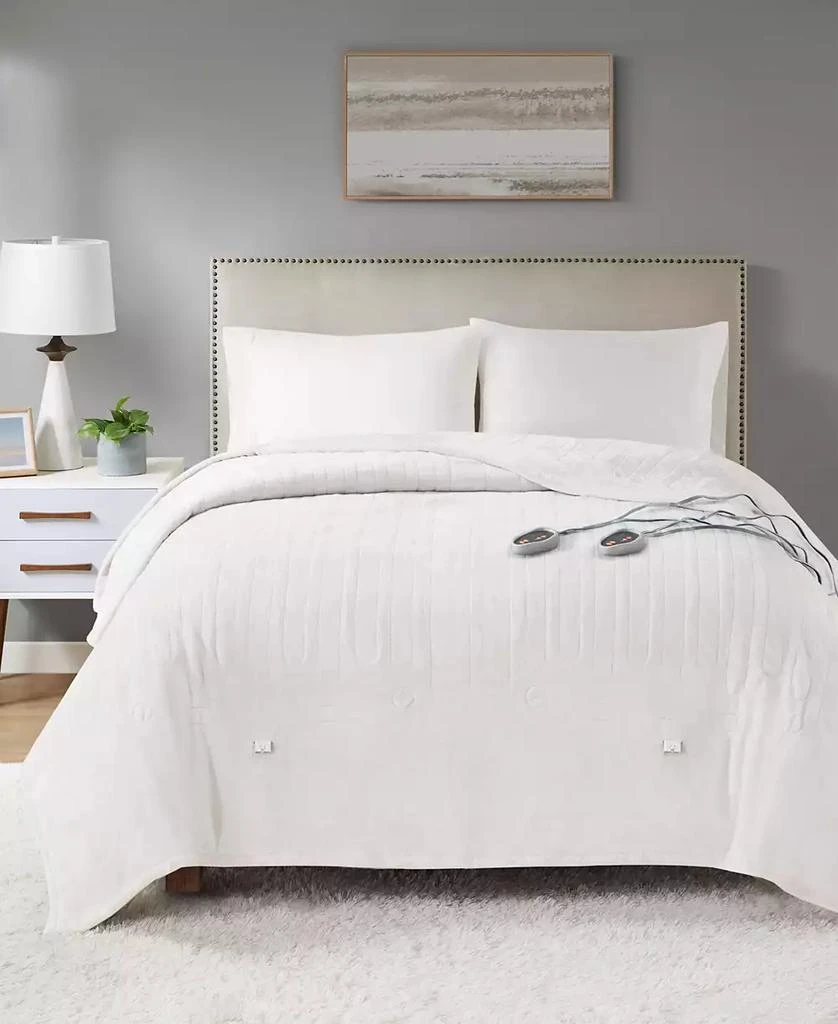 Premier Comfort Luxury Plush Heated Blanket, Twin, Exclusively at Macy’s 1