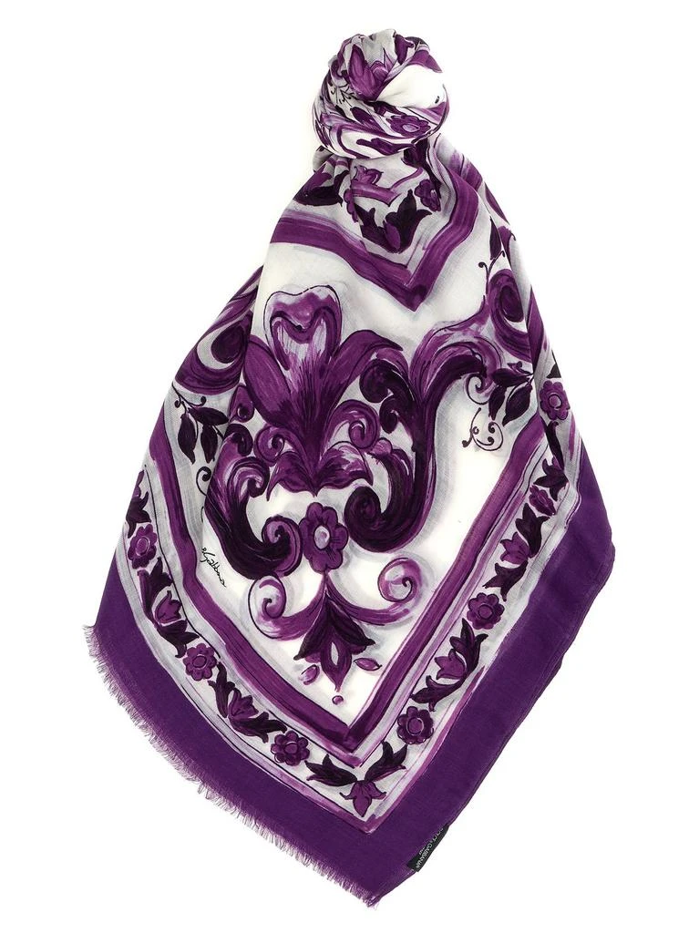 Dolce & Gabbana Dolce & Gabbana Maiolica Print Scarf 1