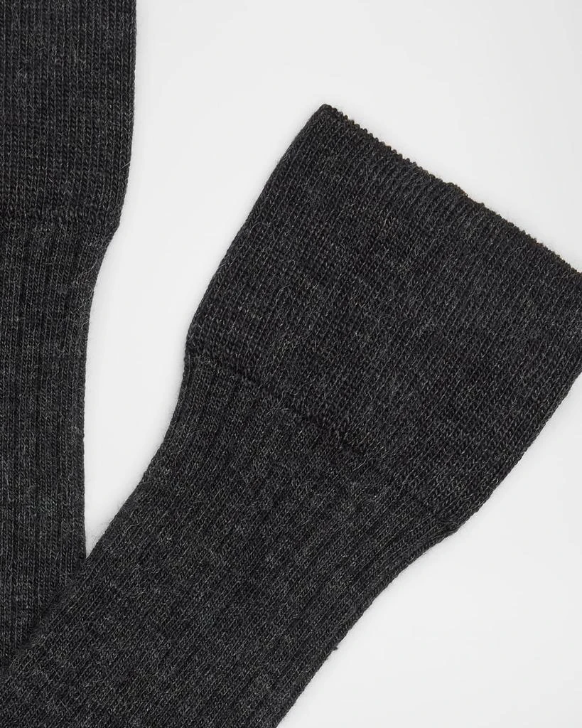 Neiman Marcus Men
s 3-Pack Ribbed Wool Over-Calf Socks 2