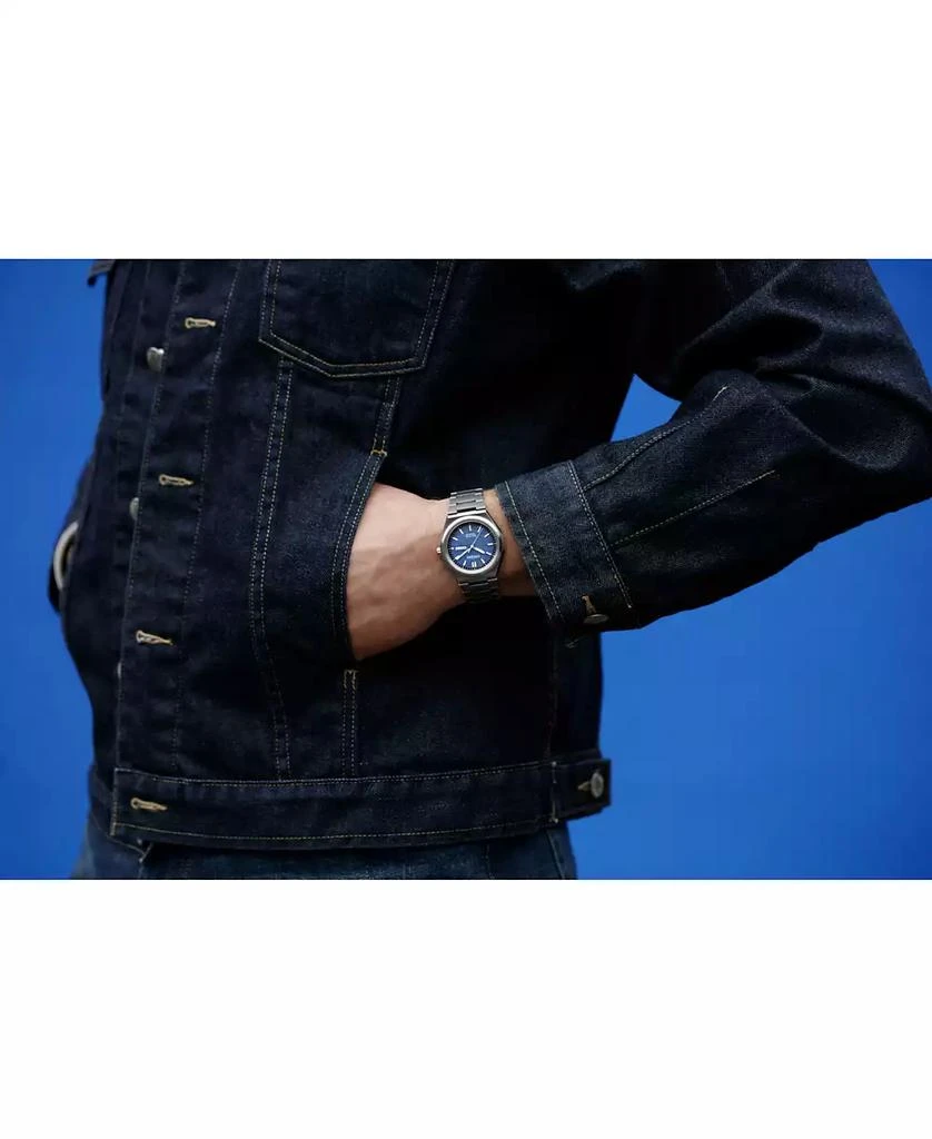 Citizen Eco-Drive Men's Zenshin Silver-Tone Super Titanium Bracelet Watch 39mm 5