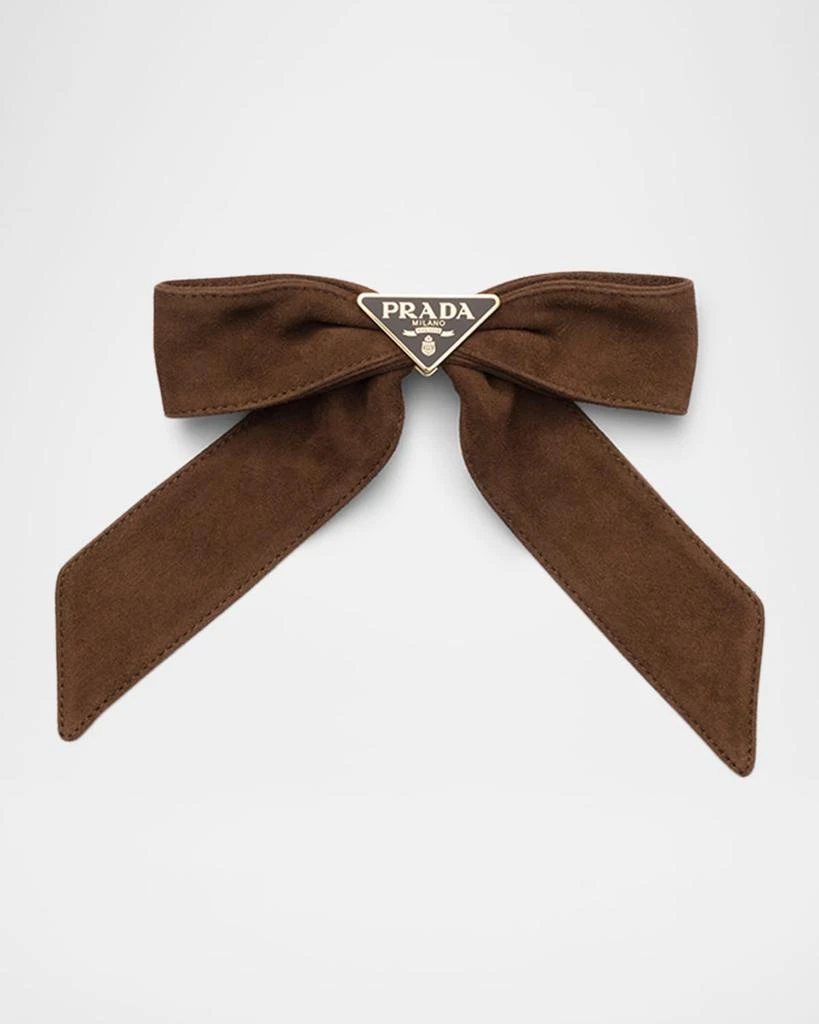 Prada Suede Hair Bow