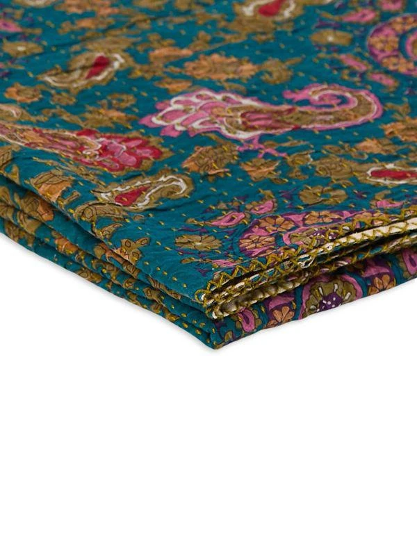 TAJ HOTEL Taj Hotel Kantha Cotton Throw 3