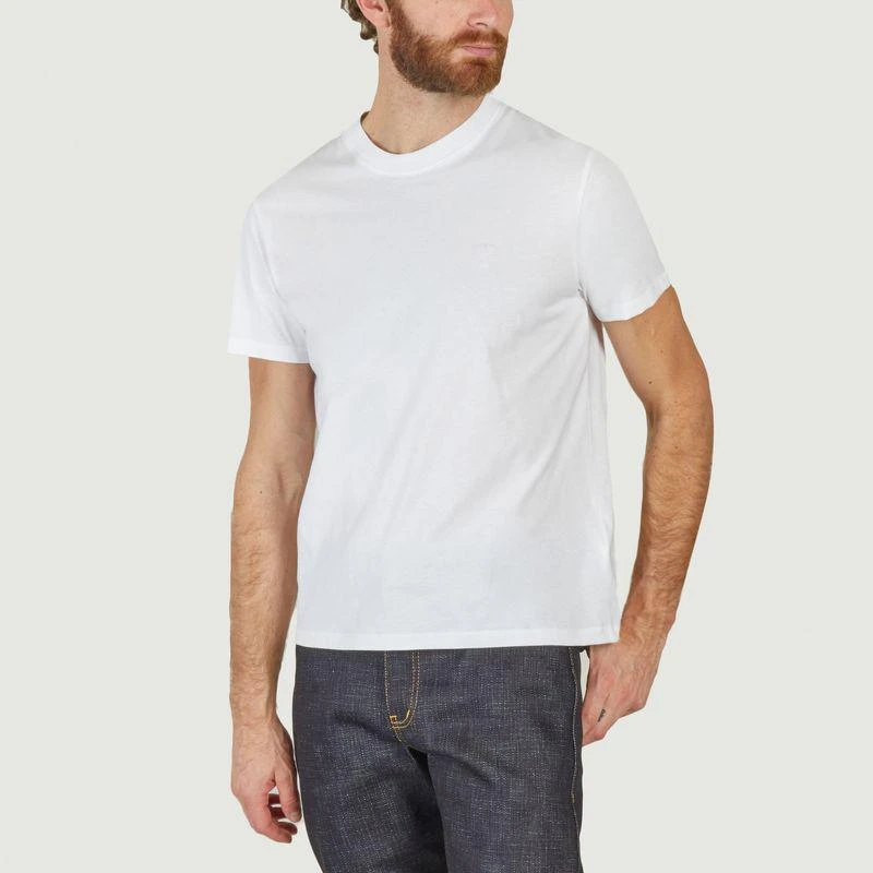 AMI Paris ADC T-shirt WOOL GABARDINE WHITE AMI PARIS 2